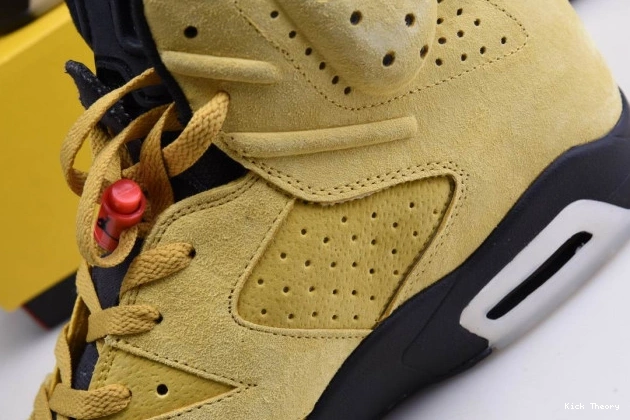 Kick Theory JORDAN 6 CN1084-300 X SCOTT YELLOW AIR TRAVIS 0817